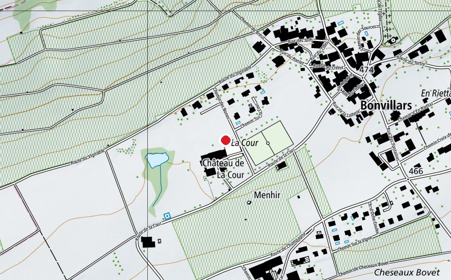 Mappa con la posizione di Place de jeux (Parco giochi)