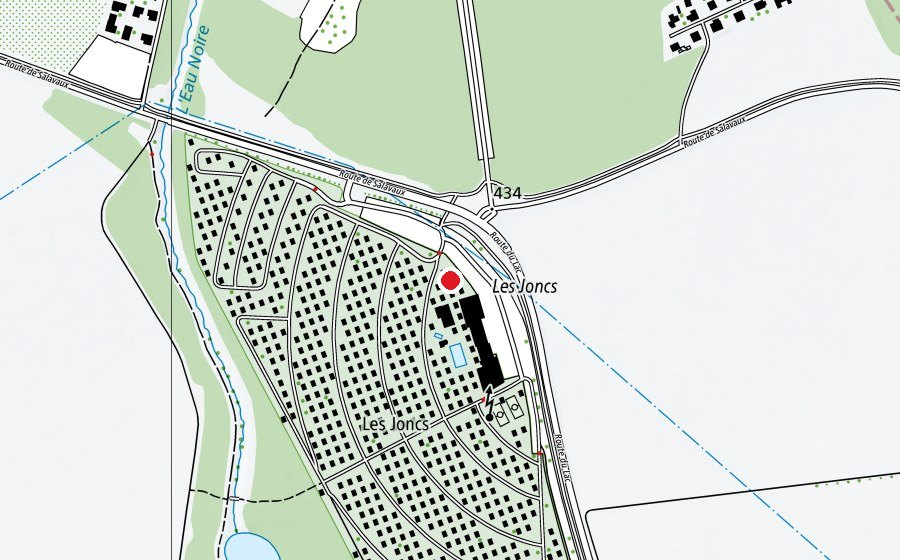 Carte indiquant l’emplacement de Place de jeux Lacotel (Place de jeux)