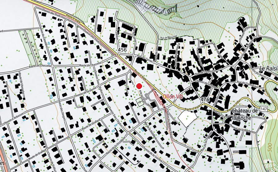 Carte indiquant l’emplacement de Place de jeux (Place de jeux)