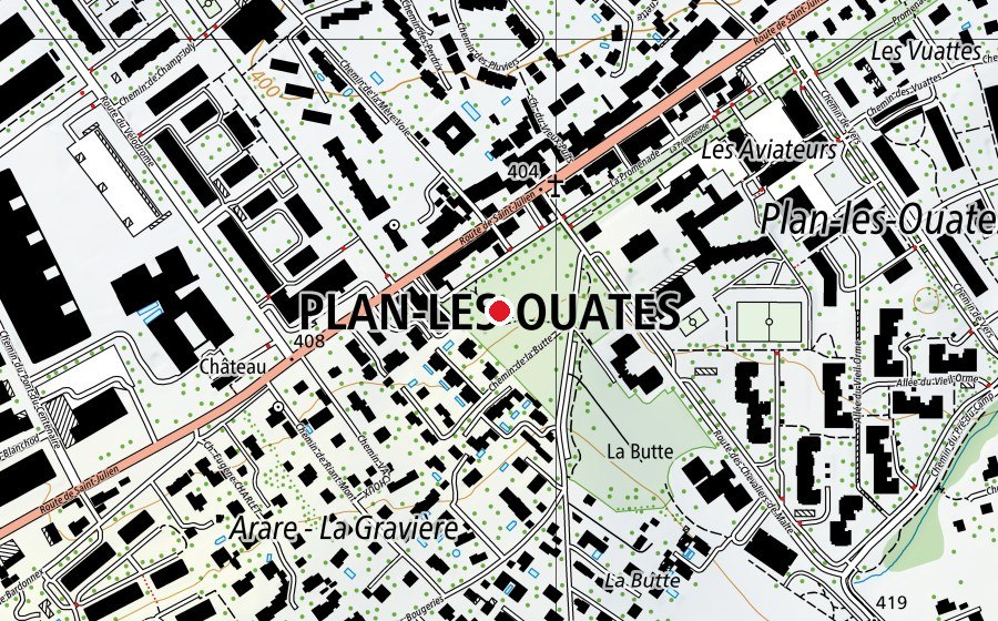 Carte indiquant l’emplacement de Place de jeux (Place de jeux)