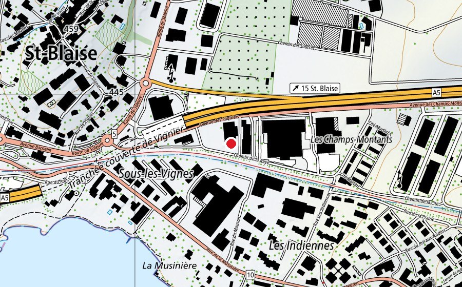 Mappa con la posizione di Planeta Magic (Parco giochi)