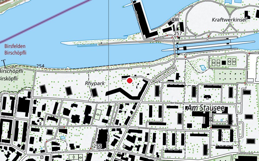 Mappa con la posizione di Robi Birsfelden (Parco giochi)