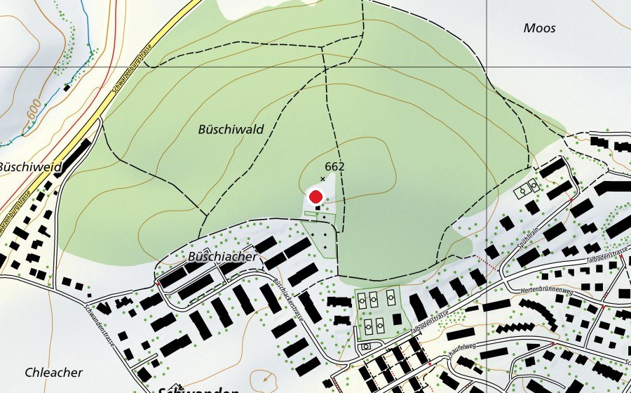 Karte mit dem Standort von Robinson (Spielplatz)