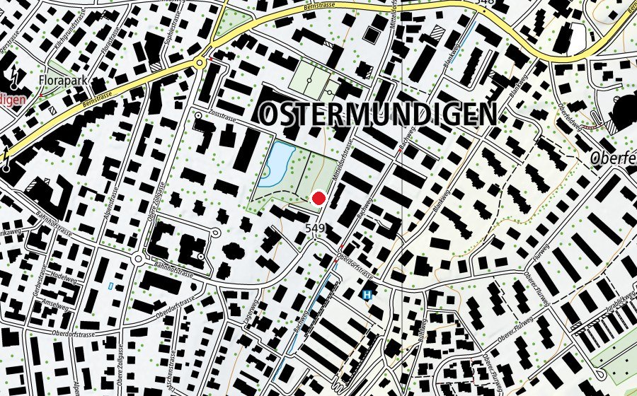 Mappa con la posizione di Robinson (Parco giochi)