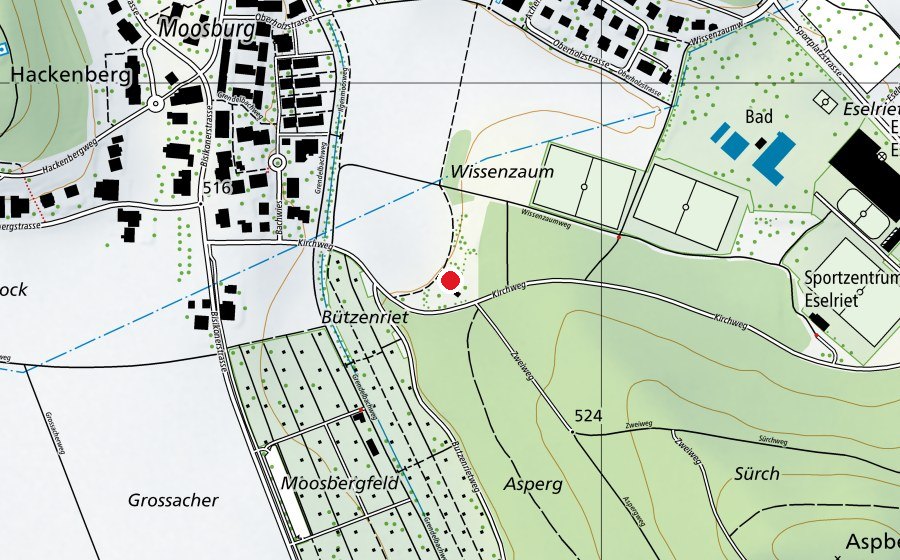 Karte mit dem Standort von Robinson Spielplatz (Spielplatz)