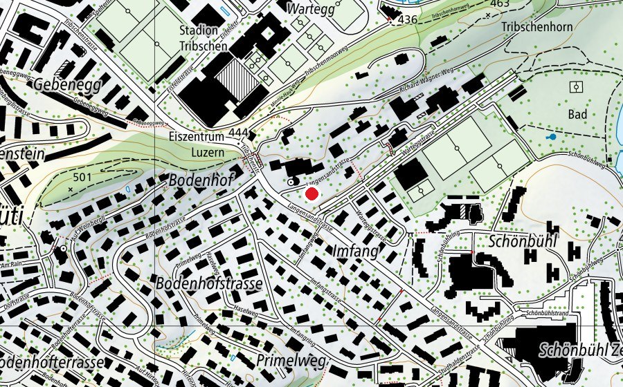 Mappa con la posizione di Robinsonspielplatz Wartegg (Parco giochi)