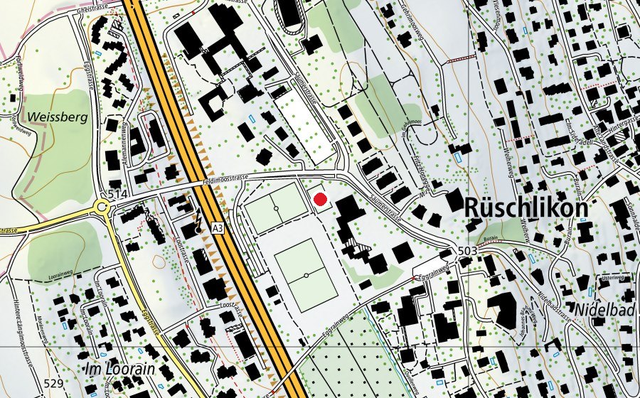 Mappa con la posizione di Rote Platz (Parco giochi)