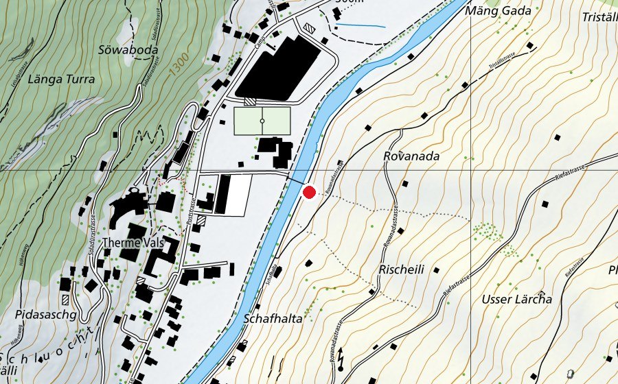 Map showing the location of Rutsche (Playground)