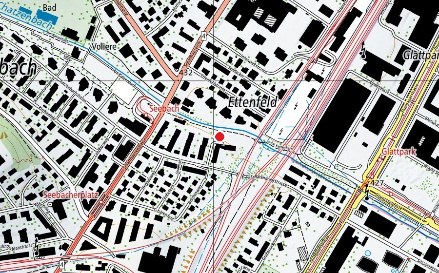 Mappa con la posizione di Schärenmooswiese (Parco giochi)