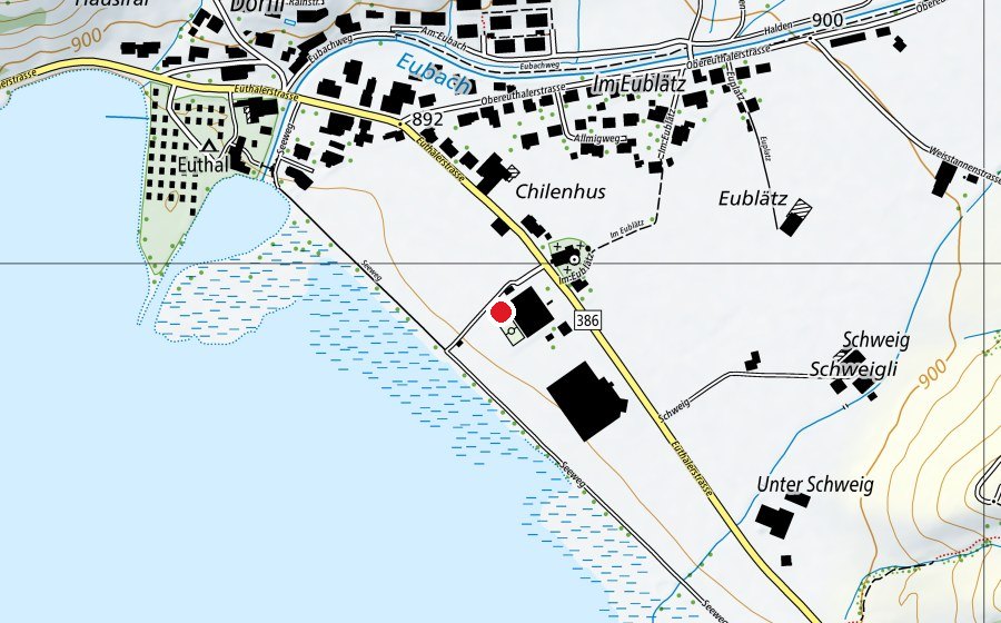 Mappa con la posizione di Schule Euthal (Parco giochi)