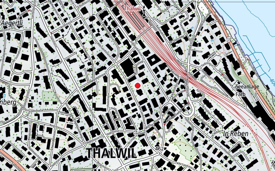 Mappa con la posizione di Schwandel (Parco giochi)