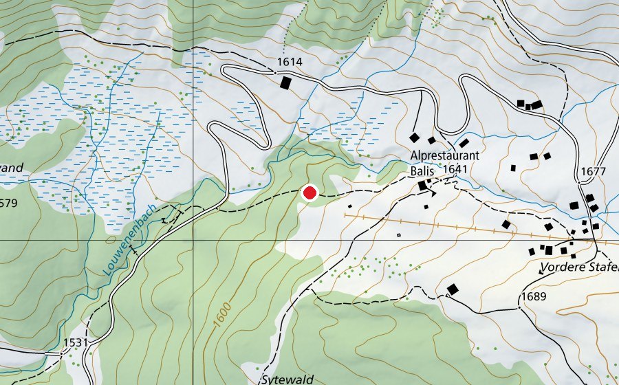 Carte indiquant l’emplacement de Seilbahn (Place de jeux)