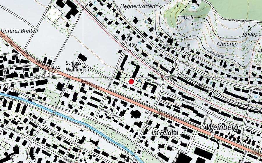 Karte mit dem Standort von SH Talhof (Spielplatz)