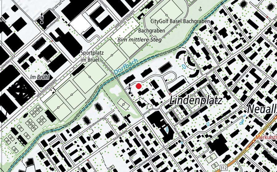Mappa con la posizione di Spielplatz 2 Duradero (Parco giochi)