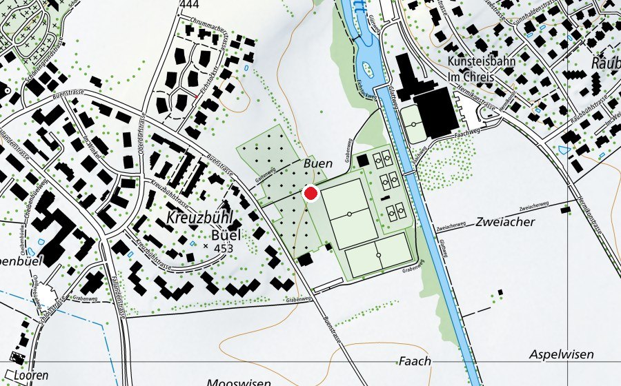 Mappa con la posizione di Spielplatz Buen (Parco giochi)