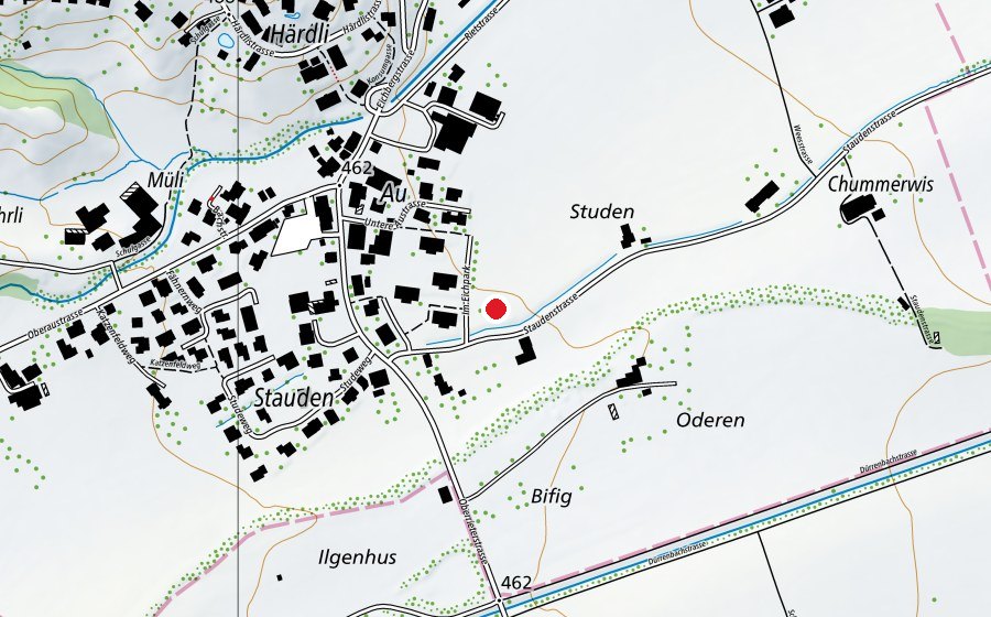 Mappa con la posizione di Spielplatz Eichpark (Parco giochi)
