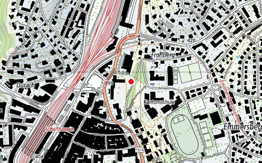 Mappa con la posizione di Spielplatz Gega (Parco giochi)