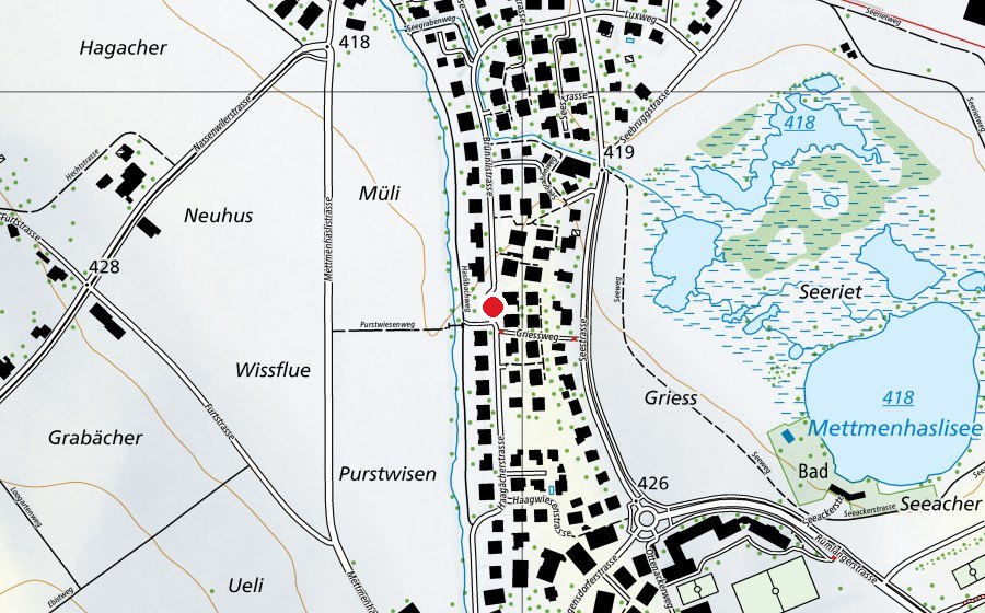 Mappa con la posizione di Spielplatz Haagächer (Parco giochi)