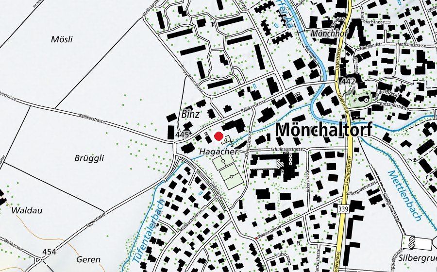 Karte mit dem Standort von Spielplatz Hagacher (Spielplatz)