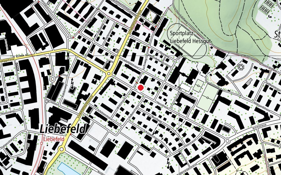 Karte mit dem Standort von Spielplatz Hessstrasse (Spielplatz)