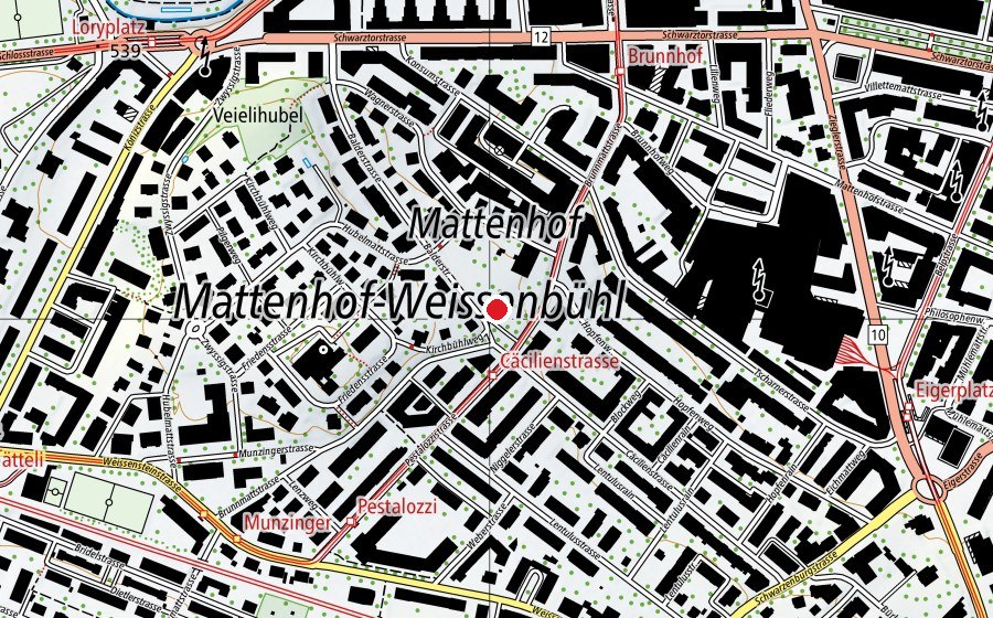 Mappa con la posizione di Spielplatz Hopfgut (Parco giochi)