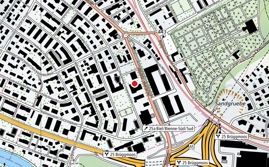 Mappa con la posizione di Spielplatz Jahu (Parco giochi)