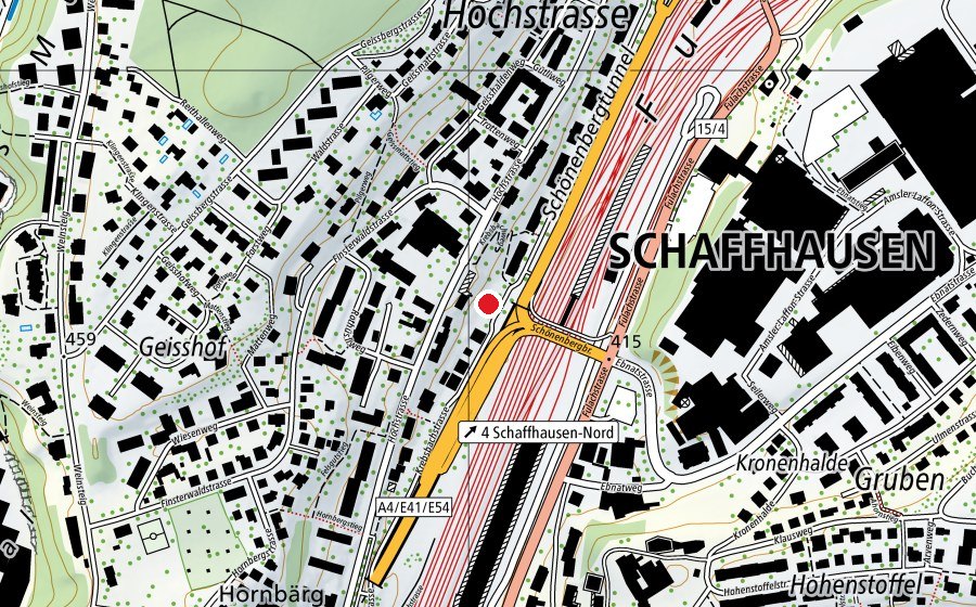 Karte mit dem Standort von Spielplatz Krebsbach (Spielplatz)