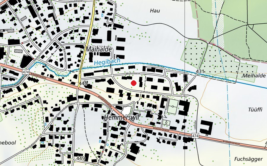 Carte indiquant l’emplacement de Spielplatz Lohstrasse (Place de jeux)