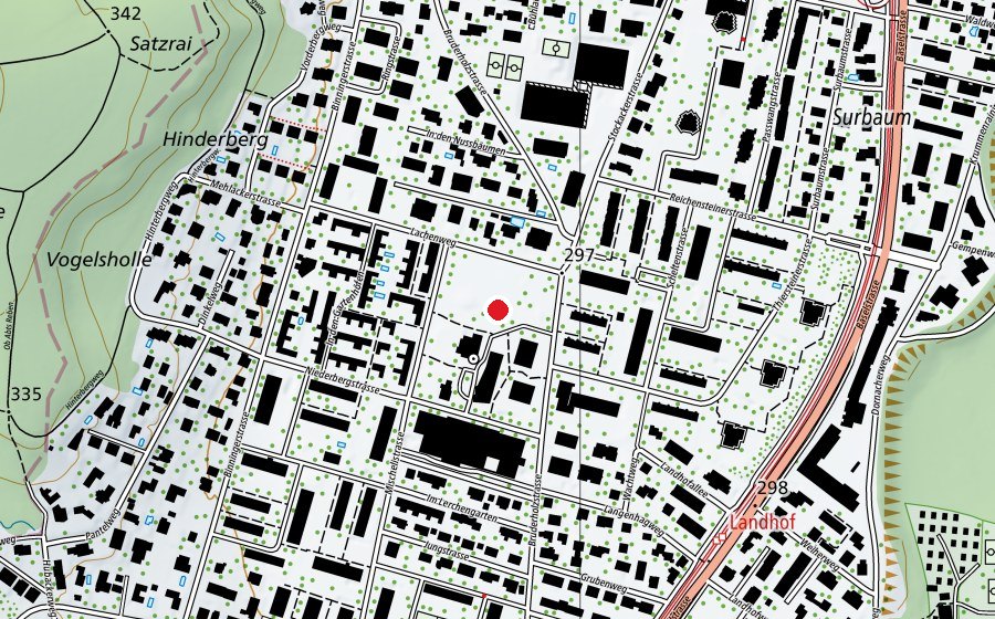 Mappa con la posizione di Spielplatz Mischeli (Parco giochi)