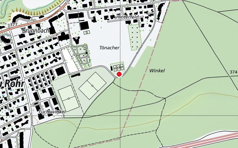 Karte mit dem Standort von Spielplatz Muniacher (Spielplatz)