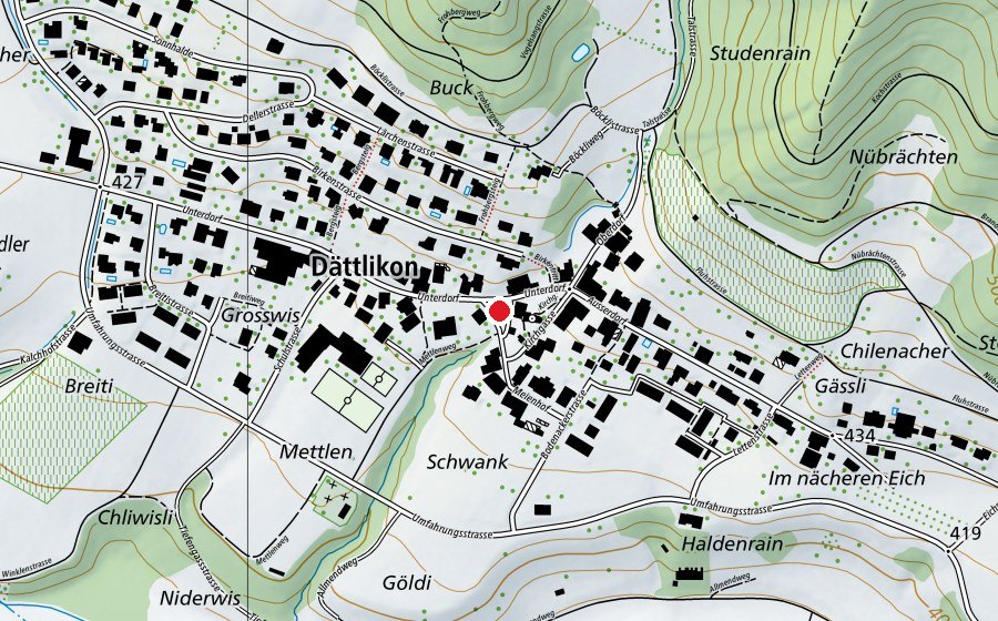Karte mit dem Standort von Spielplatz Pfarrgarten (Spielplatz)