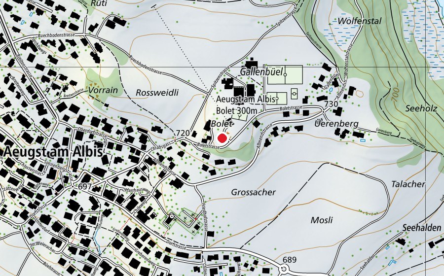 Carte indiquant l’emplacement de Spielplatz Schützenhaus (Place de jeux)