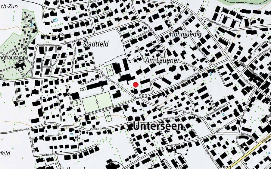 Mappa con la posizione di Spielplatz Schulanlage Steindler (Parco giochi)