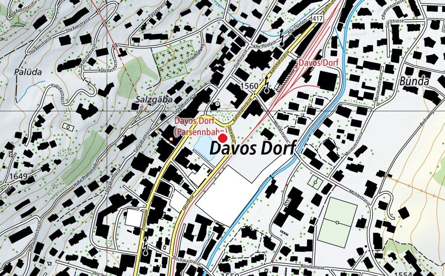 Mappa con la posizione di Spielplatz Seehofseeli (Parco giochi)