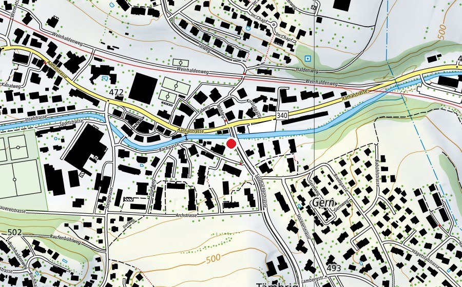 Carte indiquant l’emplacement de Spielplatz Sulzbacherstrasse (Place de jeux)