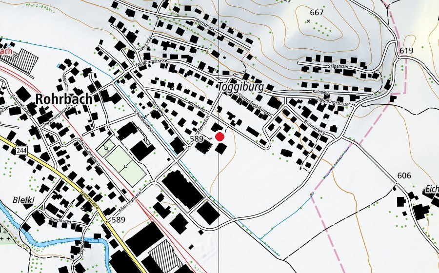 Carte indiquant l’emplacement de Spielplatz Sunnehof (Place de jeux)