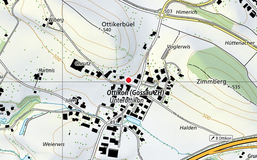 Carte indiquant l’emplacement de Spielplatz und Begegnungsort Dürstelerhaus (Place de jeux)