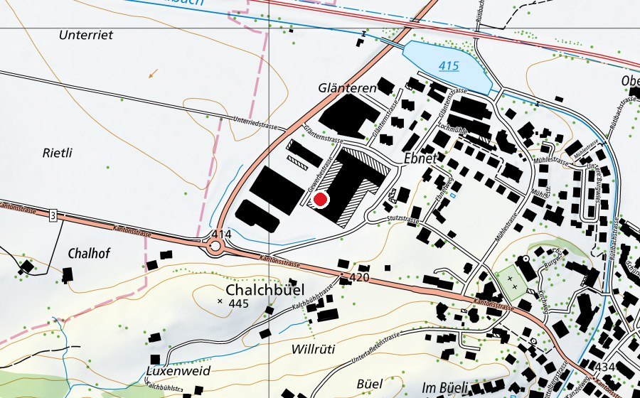 Map showing the location of Springding (Playground)