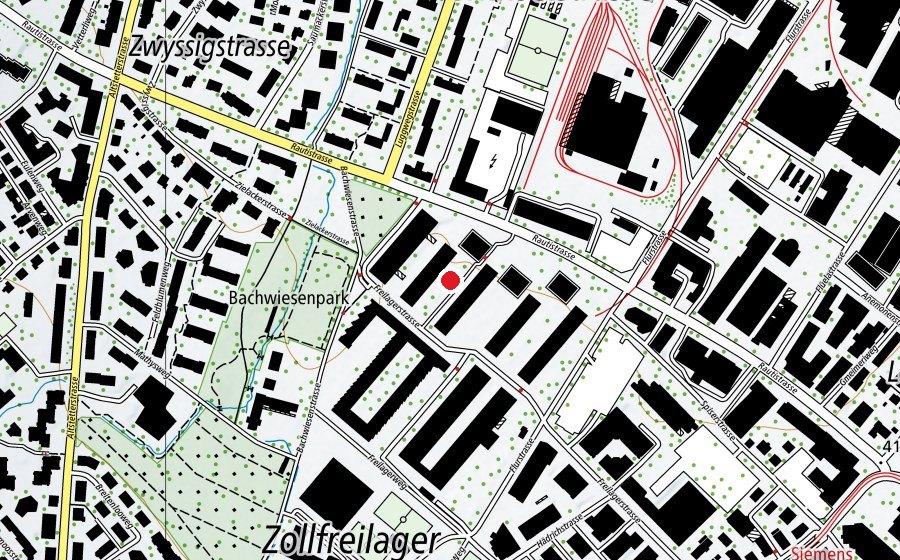 Map showing the location of Stadt (Playground)