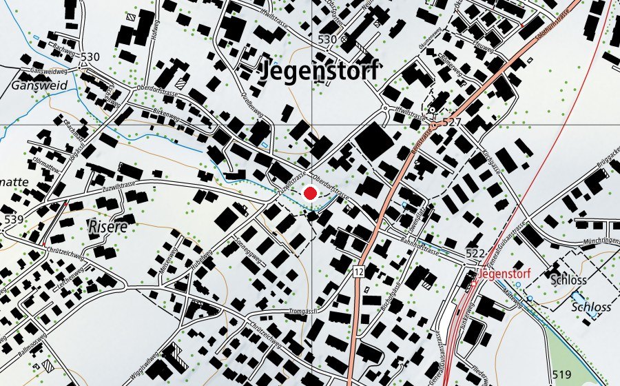 Map showing the location of Stampfimatt (Playground)
