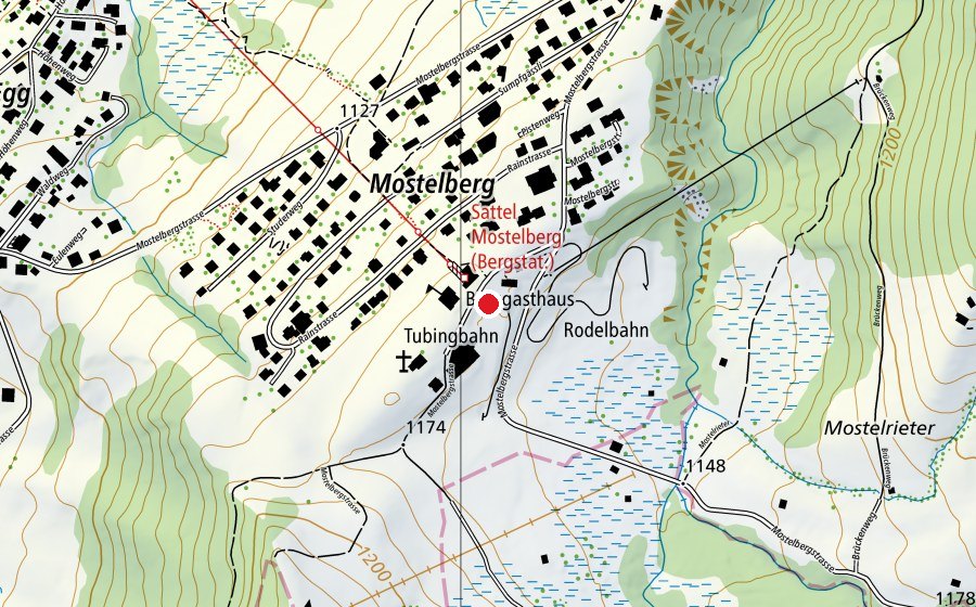 Carte indiquant l’emplacement de Stuckli Jump (Place de jeux)