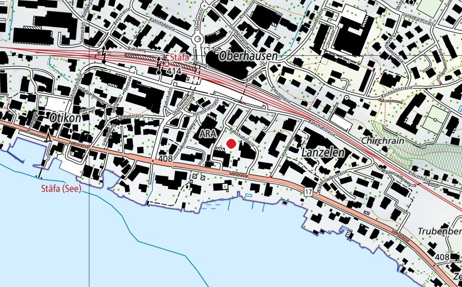 Carte indiquant l’emplacement de Sunnewis (Place de jeux)