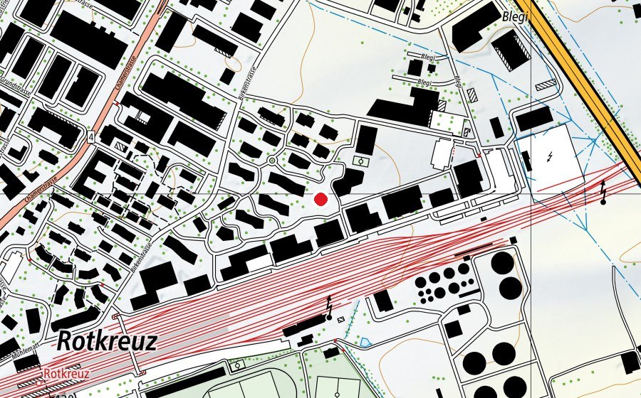 Mappa con la posizione di Suurstoffi (Parco giochi)