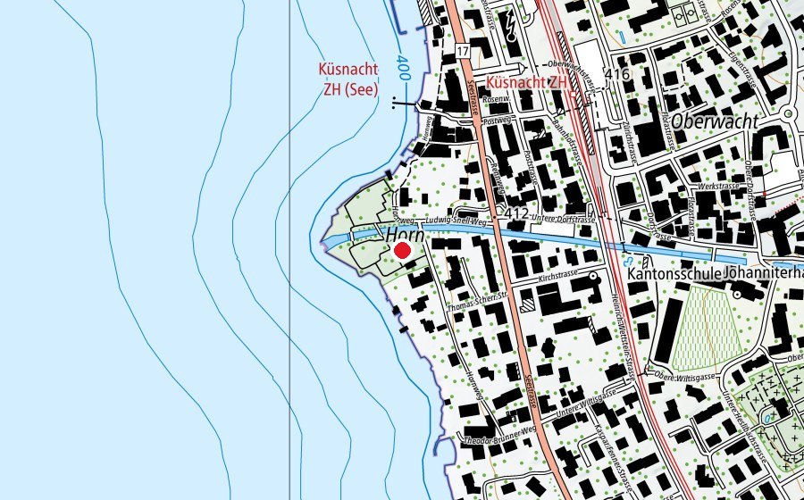 Carte indiquant l’emplacement de Tintenfisch Spielplatz (Place de jeux)