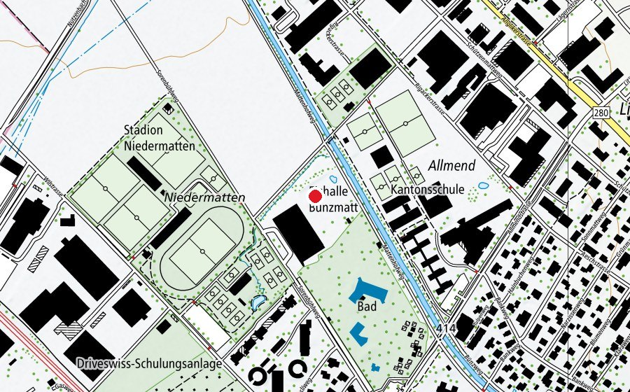 Karte mit dem Standort von Verkehrsgarten (Spielplatz)