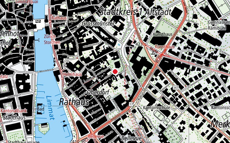 Mappa con la posizione di Villa Tobler (Parco giochi)