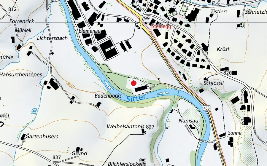 Carte indiquant l’emplacement de Waldspielplatz Rapunzel (Place de jeux)