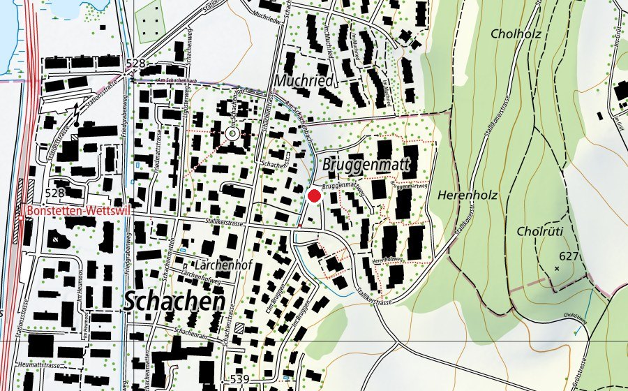 Map showing the location of Walze (Playground)