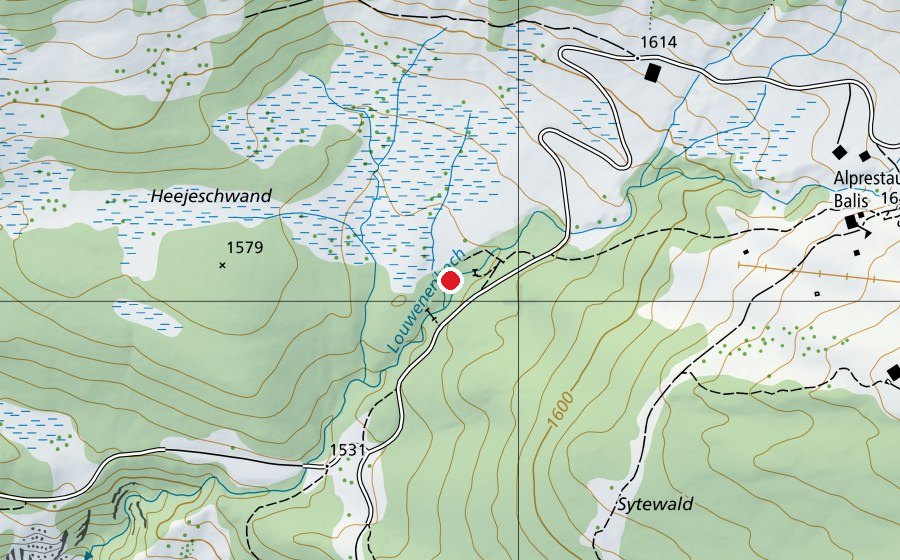 Map showing the location of Wasserrad mit Adler (Playground)