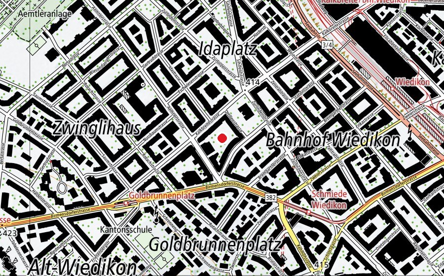 Map showing the location of Wiedinghof (Playground)